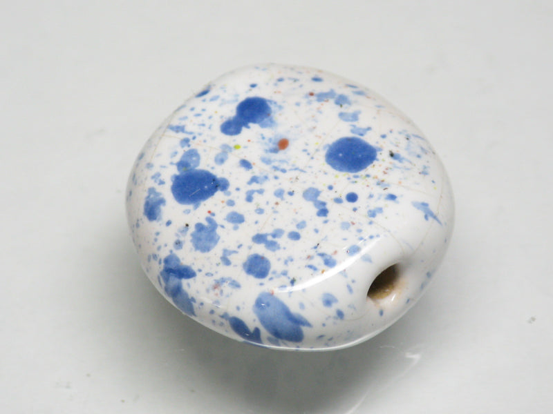 TOKO-BEADS KZ141-06 Kenyan ceramic bead 19mm KZ141-06 ケニアセラミックビーズ 19mmKazuri カズリビーズ Asian bead & African bead  Handmade,Lampeork,bead,asia,india,ethnic,parts,accessory,beads とんぼ玉,ビーズ,トンボ玉,アジア,インド,エスニック,手作り,パーツ,アクセサリー