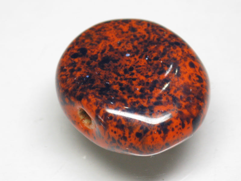 TOKO-BEADS KZ141-14 Kenyan ceramic bead 22mm KZ141-14 ケニアセラミックビーズ 22mmKazuri カズリビーズ Asian bead & African bead  Handmade,Lampeork,bead,asia,india,ethnic,parts,accessory,beads とんぼ玉,ビーズ,トンボ玉,アジア,インド,エスニック,手作り,パーツ,アクセサリー