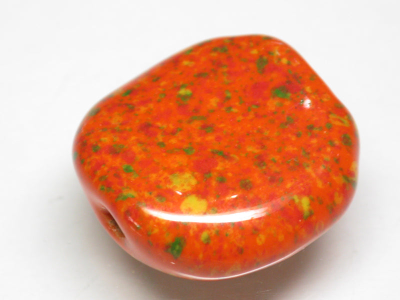 TOKO-BEADS KZ141-17 Kenyan ceramic bead 22mm KZ141-17 ケニアセラミックビーズ 22mmKazuri カズリビーズ Asian bead & African bead  Handmade,Lampeork,bead,asia,india,ethnic,parts,accessory,beads とんぼ玉,ビーズ,トンボ玉,アジア,インド,エスニック,手作り,パーツ,アクセサリー