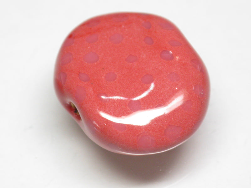 TOKO-BEADS KZ141-18 Kenyan ceramic bead 23mm KZ141-18 ケニアセラミックビーズ 23mmKazuri カズリビーズ Asian bead & African bead  Handmade,Lampeork,bead,asia,india,ethnic,parts,accessory,beads とんぼ玉,ビーズ,トンボ玉,アジア,インド,エスニック,手作り,パーツ,アクセサリー