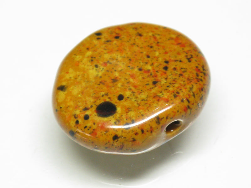 TOKO-BEADS KZ141-22 Kenyan ceramic bead 22mm KZ141-22 ケニアセラミックビーズ 22mmKazuri カズリビーズ Asian bead & African bead  Handmade,Lampeork,bead,asia,india,ethnic,parts,accessory,beads とんぼ玉,ビーズ,トンボ玉,アジア,インド,エスニック,手作り,パーツ,アクセサリー