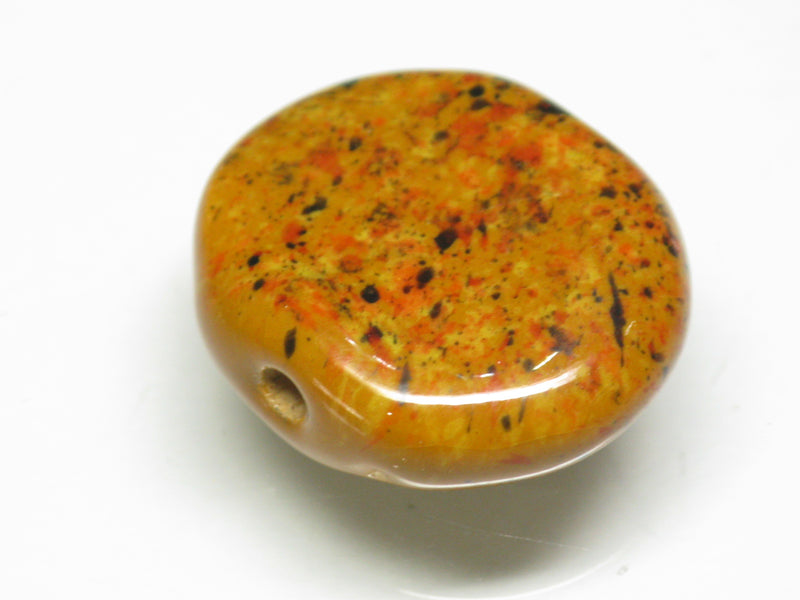 TOKO-BEADS KZ141-22 Kenyan ceramic bead 22mm KZ141-22 ケニアセラミックビーズ 22mmKazuri カズリビーズ Asian bead & African bead  Handmade,Lampeork,bead,asia,india,ethnic,parts,accessory,beads とんぼ玉,ビーズ,トンボ玉,アジア,インド,エスニック,手作り,パーツ,アクセサリー