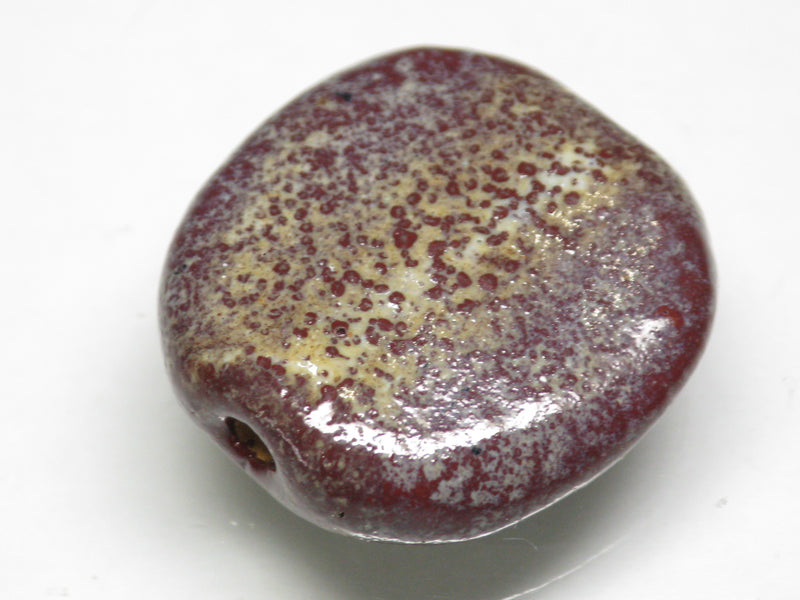 TOKO-BEADS KZ141-27 Kenyan ceramic bead 22mm KZ141-27 ケニアセラミックビーズ 22mmKazuri カズリビーズ Asian bead & African bead  Handmade,Lampeork,bead,asia,india,ethnic,parts,accessory,beads とんぼ玉,ビーズ,トンボ玉,アジア,インド,エスニック,手作り,パーツ,アクセサリー