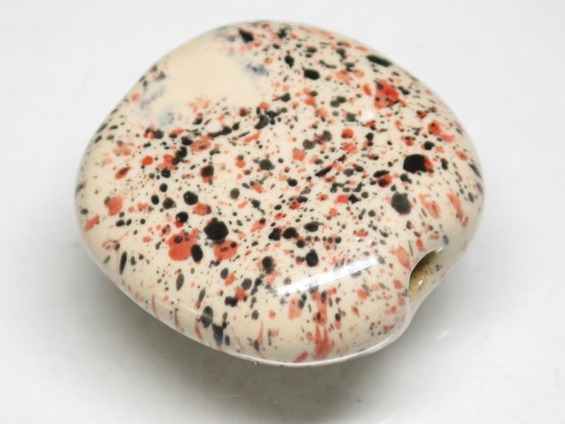 TOKO-BEADS KZ141-31 Kenyan ceramic bead 22mm KZ141-31 ケニアセラミックビーズ 22mmKazuri カズリビーズ Asian bead & African bead  Handmade,Lampeork,bead,asia,india,ethnic,parts,accessory,beads とんぼ玉,ビーズ,トンボ玉,アジア,インド,エスニック,手作り,パーツ,アクセサリー