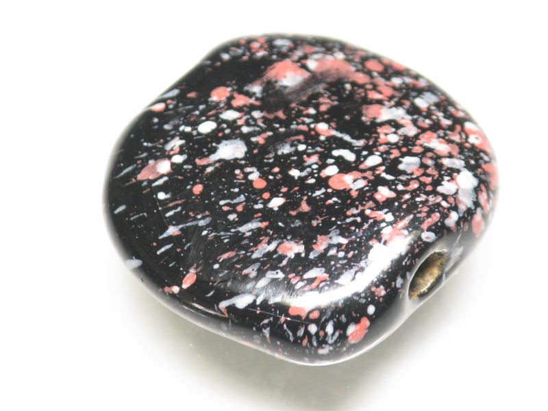 TOKO-BEADS KZ141-35 Kenyan ceramic bead 24mm KZ141-35 ケニアセラミックビーズ 24mmKazuri カズリビーズ Asian bead & African bead  Handmade,Lampeork,bead,asia,india,ethnic,parts,accessory,beads とんぼ玉,ビーズ,トンボ玉,アジア,インド,エスニック,手作り,パーツ,アクセサリー