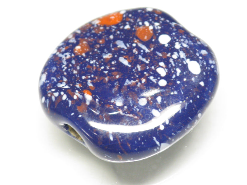 TOKO-BEADS KZ141-39 Kenyan ceramic bead 22mm KZ141-39 ケニアセラミックビーズ 22mmKazuri カズリビーズ Asian bead & African bead  Handmade,Lampeork,bead,asia,india,ethnic,parts,accessory,beads とんぼ玉,ビーズ,トンボ玉,アジア,インド,エスニック,手作り,パーツ,アクセサリー