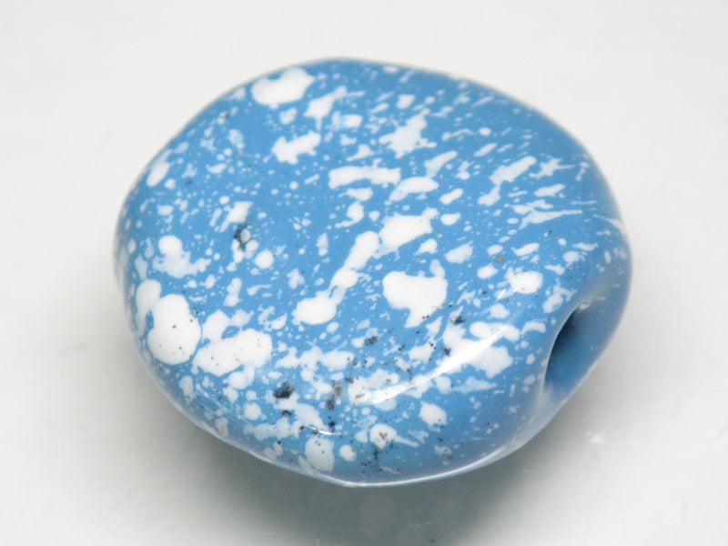 TOKO-BEADS KZ141-51 Kenyan ceramic bead 23mm KZ141-51 ケニアセラミックビーズ 23mmKazuri カズリビーズ Asian bead & African bead  Handmade,Lampeork,bead,asia,india,ethnic,parts,accessory,beads とんぼ玉,ビーズ,トンボ玉,アジア,インド,エスニック,手作り,パーツ,アクセサリー