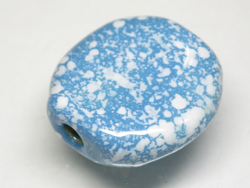 TOKO-BEADS KZ141-51 Kenyan ceramic bead 23mm KZ141-51 ケニアセラミックビーズ 23mmKazuri カズリビーズ Asian bead & African bead  Handmade,Lampeork,bead,asia,india,ethnic,parts,accessory,beads とんぼ玉,ビーズ,トンボ玉,アジア,インド,エスニック,手作り,パーツ,アクセサリー