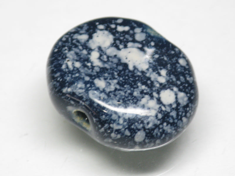 TOKO-BEADS KZ141-57 Kenyan ceramic bead 23mm KZ141-57 ケニアセラミックビーズ 23mmKazuri カズリビーズ Asian bead & African bead  Handmade,Lampeork,bead,asia,india,ethnic,parts,accessory,beads とんぼ玉,ビーズ,トンボ玉,アジア,インド,エスニック,手作り,パーツ,アクセサリー
