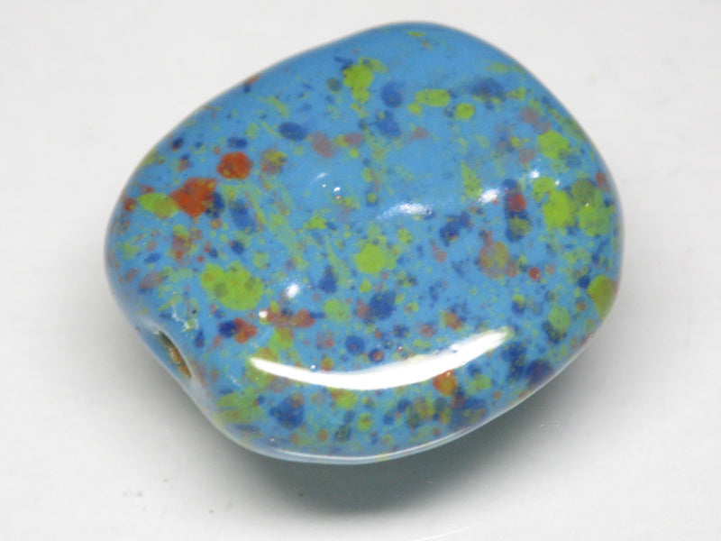 TOKO-BEADS KZ141-69 Kenyan ceramic bead 22mm KZ141-69 ケニアセラミックビーズ 22mmKazuri カズリビーズ Asian bead & African bead  Handmade,Lampeork,bead,asia,india,ethnic,parts,accessory,beads とんぼ玉,ビーズ,トンボ玉,アジア,インド,エスニック,手作り,パーツ,アクセサリー