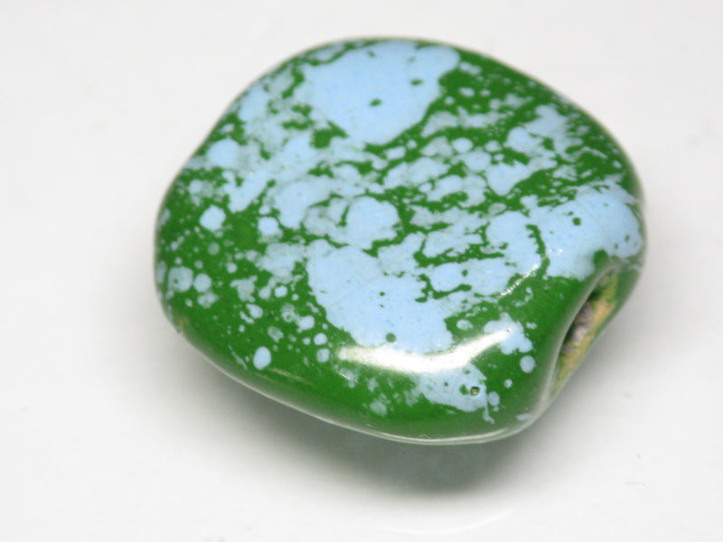 TOKO-BEADS KZ141-70 Kenyan ceramic bead 22mm KZ141-70 ケニアセラミックビーズ 22mmKazuri カズリビーズ Asian bead & African bead  Handmade,Lampeork,bead,asia,india,ethnic,parts,accessory,beads とんぼ玉,ビーズ,トンボ玉,アジア,インド,エスニック,手作り,パーツ,アクセサリー