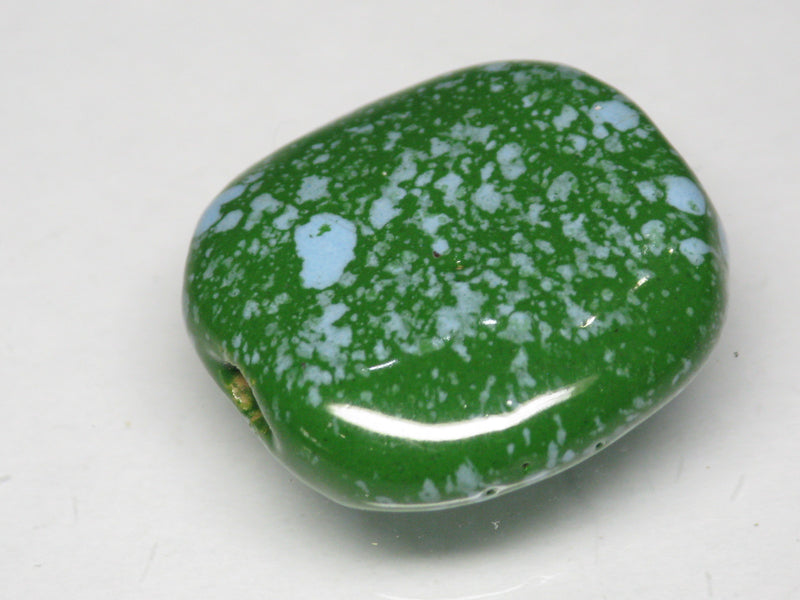 TOKO-BEADS KZ141-75 Kenyan ceramic bead 21mm KZ141-75 ケニアセラミックビーズ 21mmKazuri カズリビーズ Asian bead & African bead  Handmade,Lampeork,bead,asia,india,ethnic,parts,accessory,beads とんぼ玉,ビーズ,トンボ玉,アジア,インド,エスニック,手作り,パーツ,アクセサリー