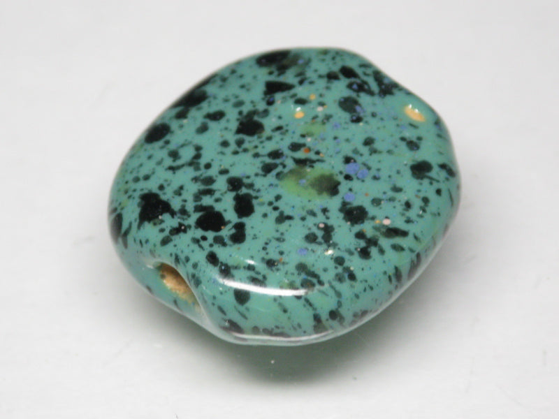 TOKO-BEADS KZ141-76 Kenyan ceramic bead 20mm KZ141-76 ケニアセラミックビーズ 20mmKazuri カズリビーズ Asian bead & African bead  Handmade,Lampeork,bead,asia,india,ethnic,parts,accessory,beads とんぼ玉,ビーズ,トンボ玉,アジア,インド,エスニック,手作り,パーツ,アクセサリー