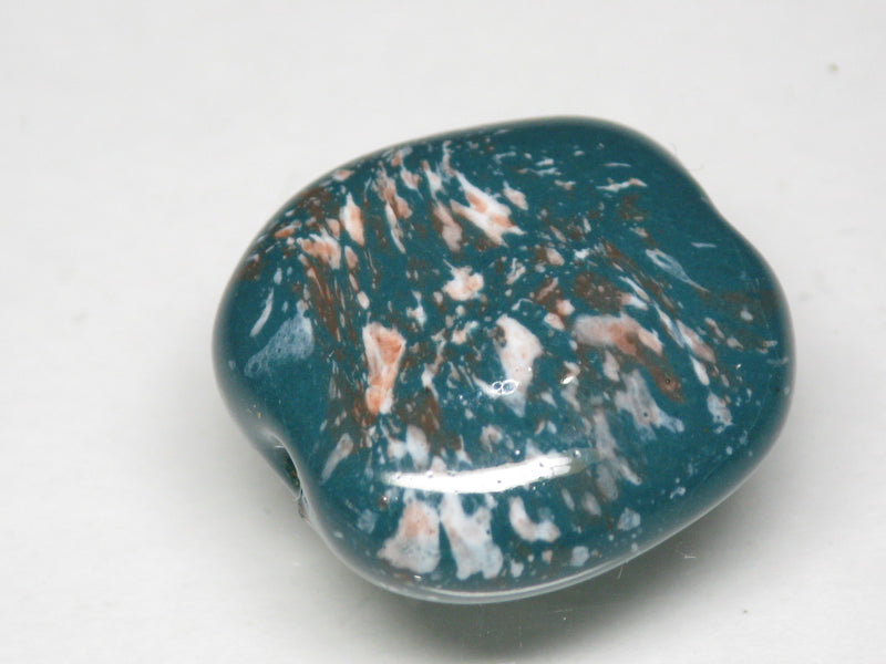 TOKO-BEADS KZ141-83 Kenyan ceramic bead 21mm KZ141-83 ケニアセラミックビーズ 21mmKazuri カズリビーズ Asian bead & African bead  Handmade,Lampeork,bead,asia,india,ethnic,parts,accessory,beads とんぼ玉,ビーズ,トンボ玉,アジア,インド,エスニック,手作り,パーツ,アクセサリー