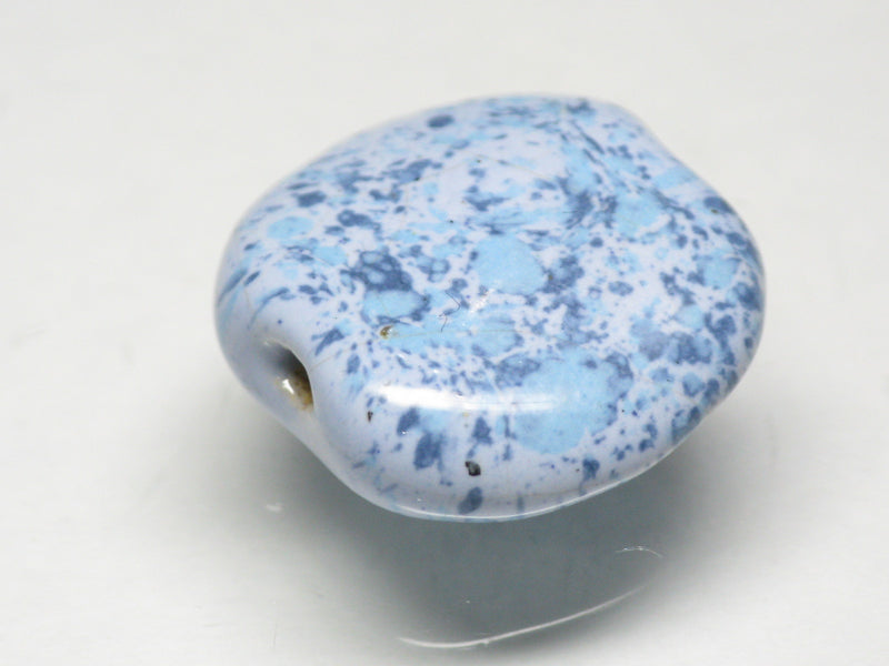 TOKO-BEADS KZ143-01 Kenyan ceramic bead 18mm KZ143-01 ケニアセラミックビーズ 18mmKazuri カズリビーズ Asian bead & African bead  Handmade,Lampeork,bead,asia,india,ethnic,parts,accessory,beads とんぼ玉,ビーズ,トンボ玉,アジア,インド,エスニック,手作り,パーツ,アクセサリー