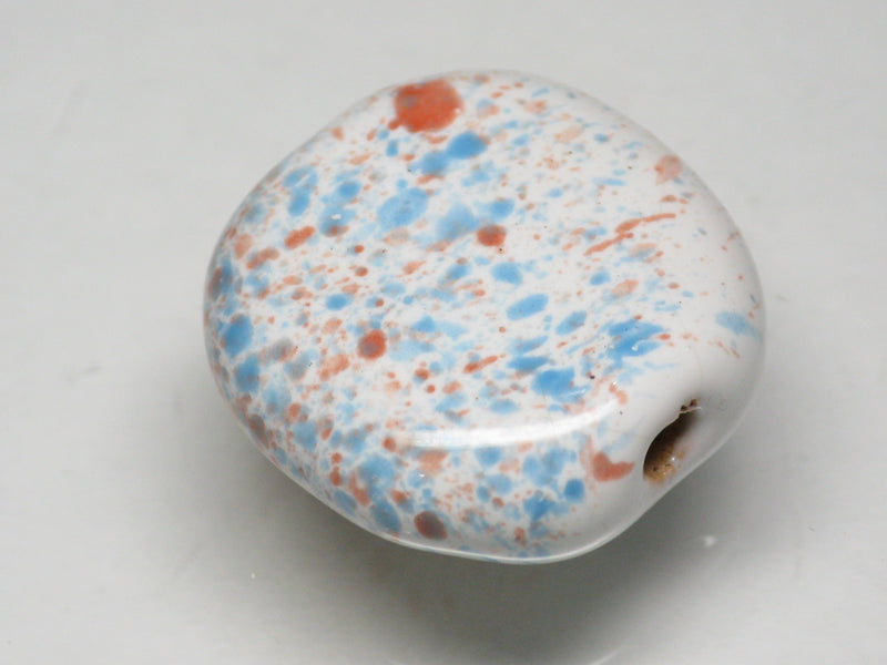 TOKO-BEADS KZ143-08 Kenyan ceramic bead 18mm KZ143-08 ケニアセラミックビーズ 18mmKazuri カズリビーズ Asian bead & African bead  Handmade,Lampeork,bead,asia,india,ethnic,parts,accessory,beads とんぼ玉,ビーズ,トンボ玉,アジア,インド,エスニック,手作り,パーツ,アクセサリー