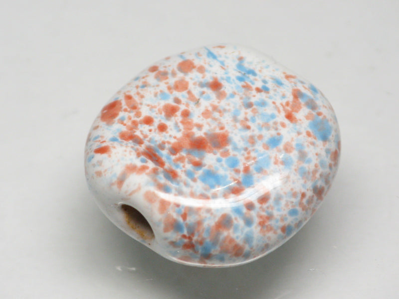 TOKO-BEADS KZ143-08 Kenyan ceramic bead 18mm KZ143-08 ケニアセラミックビーズ 18mmKazuri カズリビーズ Asian bead & African bead  Handmade,Lampeork,bead,asia,india,ethnic,parts,accessory,beads とんぼ玉,ビーズ,トンボ玉,アジア,インド,エスニック,手作り,パーツ,アクセサリー