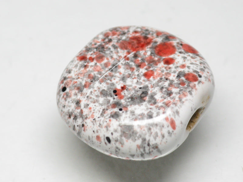 TOKO-BEADS KZ143-09 Kenyan ceramic bead 18mm KZ143-09 ケニアセラミックビーズ 18mmKazuri カズリビーズ Asian bead & African bead  Handmade,Lampeork,bead,asia,india,ethnic,parts,accessory,beads とんぼ玉,ビーズ,トンボ玉,アジア,インド,エスニック,手作り,パーツ,アクセサリー