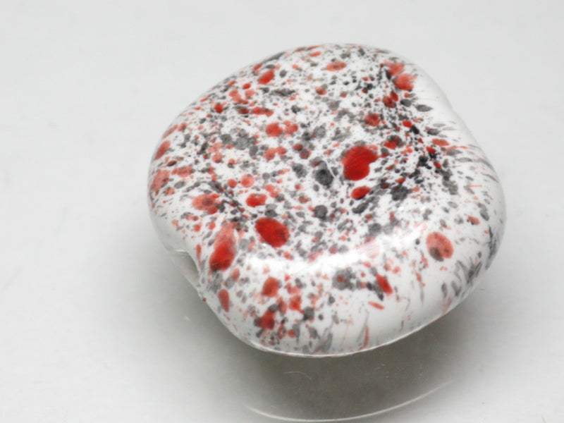 TOKO-BEADS KZ143-09 Kenyan ceramic bead 18mm KZ143-09 ケニアセラミックビーズ 18mmKazuri カズリビーズ Asian bead & African bead  Handmade,Lampeork,bead,asia,india,ethnic,parts,accessory,beads とんぼ玉,ビーズ,トンボ玉,アジア,インド,エスニック,手作り,パーツ,アクセサリー