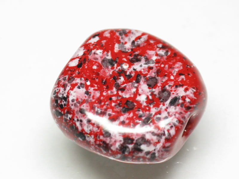 TOKO-BEADS KZ143-12 Kenyan ceramic bead 19mm KZ143-12 ケニアセラミックビーズ 19mmKazuri カズリビーズ Asian bead & African bead  Handmade,Lampeork,bead,asia,india,ethnic,parts,accessory,beads とんぼ玉,ビーズ,トンボ玉,アジア,インド,エスニック,手作り,パーツ,アクセサリー