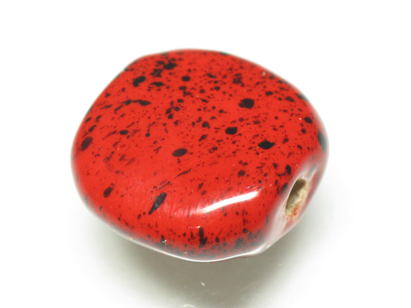 TOKO-BEADS KZ143-15 Kenyan ceramic bead 18mm KZ143-15 ケニアセラミックビーズ 18mmKazuri カズリビーズ Asian bead & African bead  Handmade,Lampeork,bead,asia,india,ethnic,parts,accessory,beads とんぼ玉,ビーズ,トンボ玉,アジア,インド,エスニック,手作り,パーツ,アクセサリー