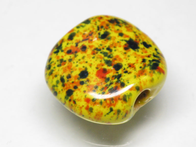TOKO-BEADS KZ143-19 Kenyan ceramic bead 18mm KZ143-19 ケニアセラミックビーズ 18mmKazuri カズリビーズ Asian bead & African bead  Handmade,Lampeork,bead,asia,india,ethnic,parts,accessory,beads とんぼ玉,ビーズ,トンボ玉,アジア,インド,エスニック,手作り,パーツ,アクセサリー