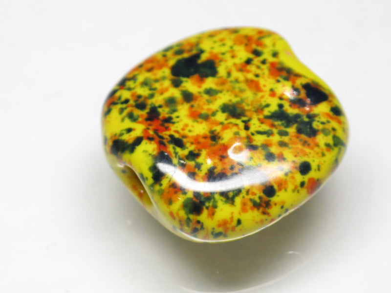 TOKO-BEADS KZ143-19 Kenyan ceramic bead 18mm KZ143-19 ケニアセラミックビーズ 18mmKazuri カズリビーズ Asian bead & African bead  Handmade,Lampeork,bead,asia,india,ethnic,parts,accessory,beads とんぼ玉,ビーズ,トンボ玉,アジア,インド,エスニック,手作り,パーツ,アクセサリー