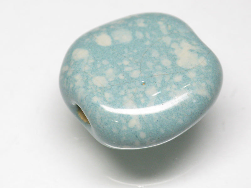 TOKO-BEADS KZ143-20 Kenyan ceramic bead 19mm KZ143-20 ケニアセラミックビーズ 19mmKazuri カズリビーズ Asian bead & African bead  Handmade,Lampeork,bead,asia,india,ethnic,parts,accessory,beads とんぼ玉,ビーズ,トンボ玉,アジア,インド,エスニック,手作り,パーツ,アクセサリー