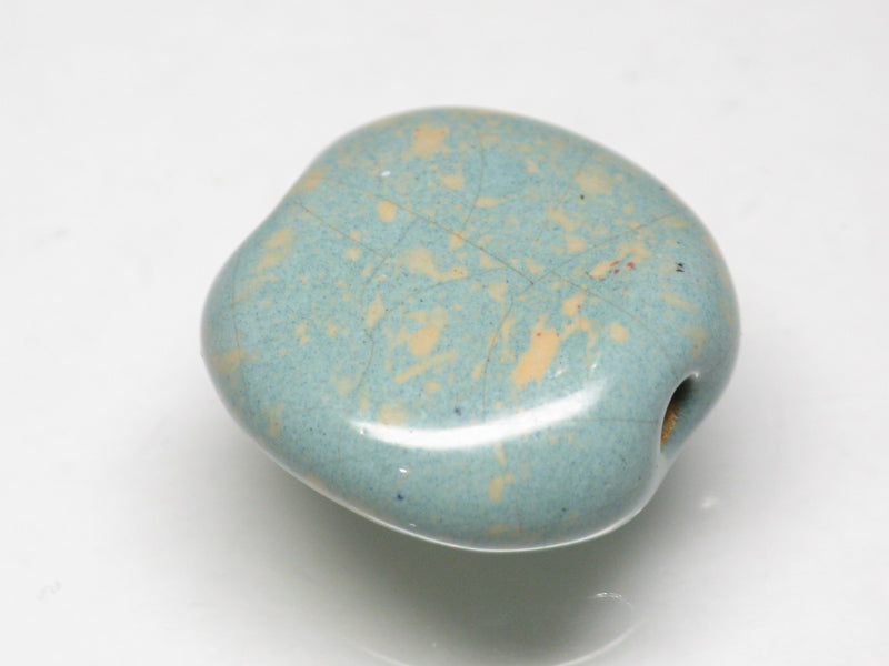 TOKO-BEADS KZ143-21 Kenyan ceramic bead 17mm KZ143-21 ケニアセラミックビーズ 17mmKazuri カズリビーズ Asian bead & African bead  Handmade,Lampeork,bead,asia,india,ethnic,parts,accessory,beads とんぼ玉,ビーズ,トンボ玉,アジア,インド,エスニック,手作り,パーツ,アクセサリー