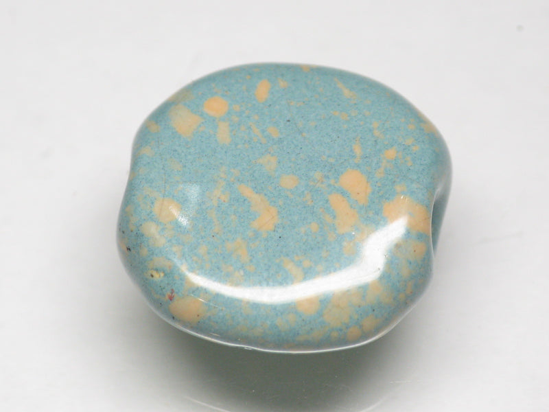 TOKO-BEADS KZ143-22 Kenyan ceramic bead 18mm KZ143-22 ケニアセラミックビーズ 18mmKazuri カズリビーズ Asian bead & African bead  Handmade,Lampeork,bead,asia,india,ethnic,parts,accessory,beads とんぼ玉,ビーズ,トンボ玉,アジア,インド,エスニック,手作り,パーツ,アクセサリー