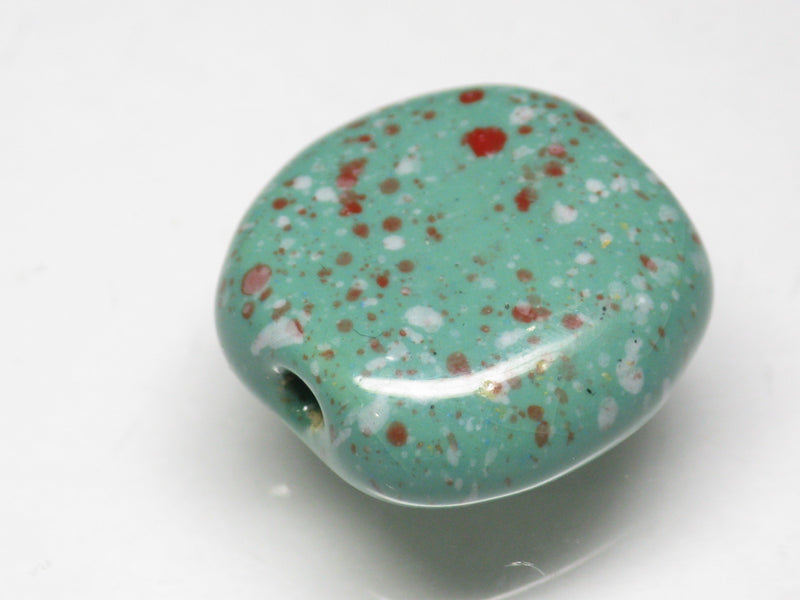 TOKO-BEADS KZ143-24 Kenyan ceramic bead 19mm KZ143-24 ケニアセラミックビーズ 19mmKazuri カズリビーズ Asian bead & African bead  Handmade,Lampeork,bead,asia,india,ethnic,parts,accessory,beads とんぼ玉,ビーズ,トンボ玉,アジア,インド,エスニック,手作り,パーツ,アクセサリー