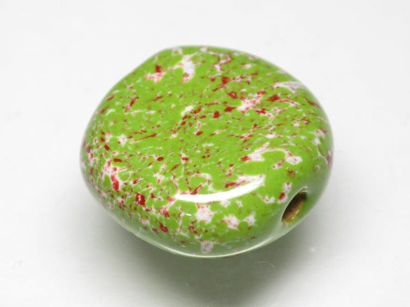 TOKO-BEADS KZ143-25 Kenyan ceramic bead 18mm KZ143-25 ケニアセラミックビーズ 18mmKazuri カズリビーズ Asian bead & African bead  Handmade,Lampeork,bead,asia,india,ethnic,parts,accessory,beads とんぼ玉,ビーズ,トンボ玉,アジア,インド,エスニック,手作り,パーツ,アクセサリー