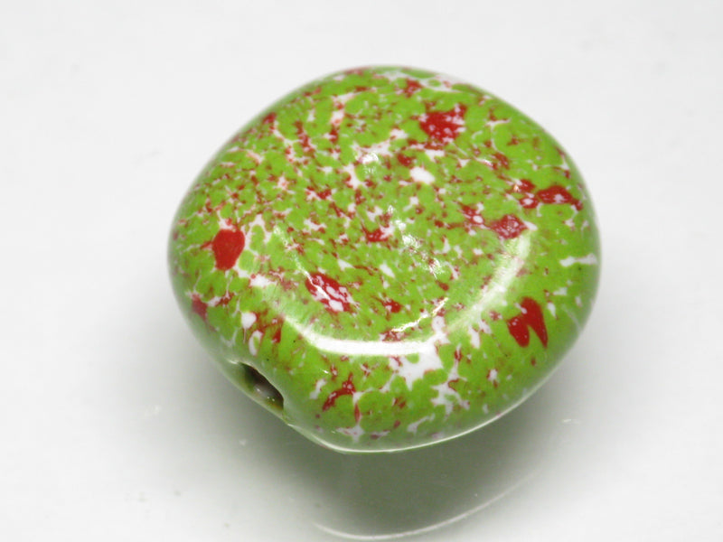 TOKO-BEADS KZ143-25 Kenyan ceramic bead 18mm KZ143-25 ケニアセラミックビーズ 18mmKazuri カズリビーズ Asian bead & African bead  Handmade,Lampeork,bead,asia,india,ethnic,parts,accessory,beads とんぼ玉,ビーズ,トンボ玉,アジア,インド,エスニック,手作り,パーツ,アクセサリー