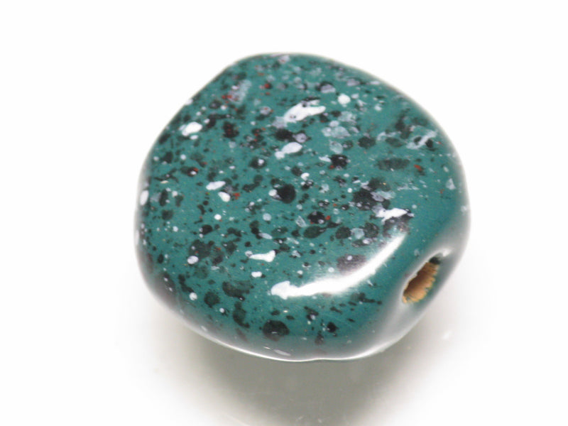 TOKO-BEADS KZ143-28 Kenyan ceramic bead 17mm KZ143-28 ケニアセラミックビーズ 17mmKazuri カズリビーズ Asian bead & African bead  Handmade,Lampeork,bead,asia,india,ethnic,parts,accessory,beads とんぼ玉,ビーズ,トンボ玉,アジア,インド,エスニック,手作り,パーツ,アクセサリー
