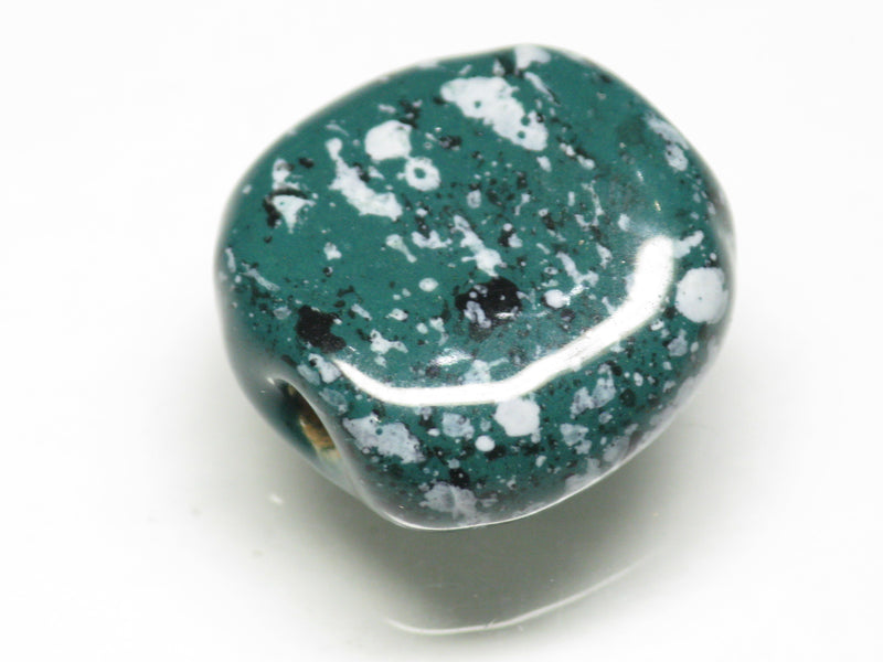 TOKO-BEADS KZ143-28 Kenyan ceramic bead 17mm KZ143-28 ケニアセラミックビーズ 17mmKazuri カズリビーズ Asian bead & African bead  Handmade,Lampeork,bead,asia,india,ethnic,parts,accessory,beads とんぼ玉,ビーズ,トンボ玉,アジア,インド,エスニック,手作り,パーツ,アクセサリー