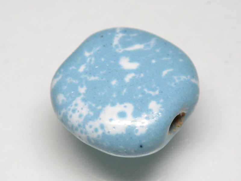 TOKO-BEADS KZ143-30 Kenyan ceramic bead 18.5mm KZ143-30 ケニアセラミックビーズ 18.5mmKazuri カズリビーズ Asian bead & African bead  Handmade,Lampeork,bead,asia,india,ethnic,parts,accessory,beads とんぼ玉,ビーズ,トンボ玉,アジア,インド,エスニック,手作り,パーツ,アクセサリー