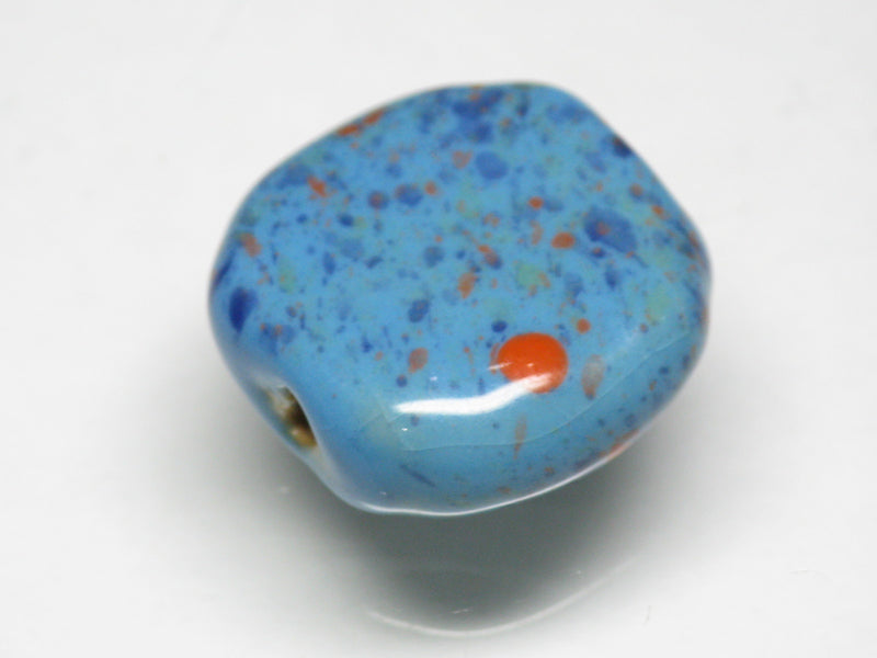 TOKO-BEADS KZ143-31 Kenyan ceramic bead 18mm KZ143-31 ケニアセラミックビーズ 18mmKazuri カズリビーズ Asian bead & African bead  Handmade,Lampeork,bead,asia,india,ethnic,parts,accessory,beads とんぼ玉,ビーズ,トンボ玉,アジア,インド,エスニック,手作り,パーツ,アクセサリー