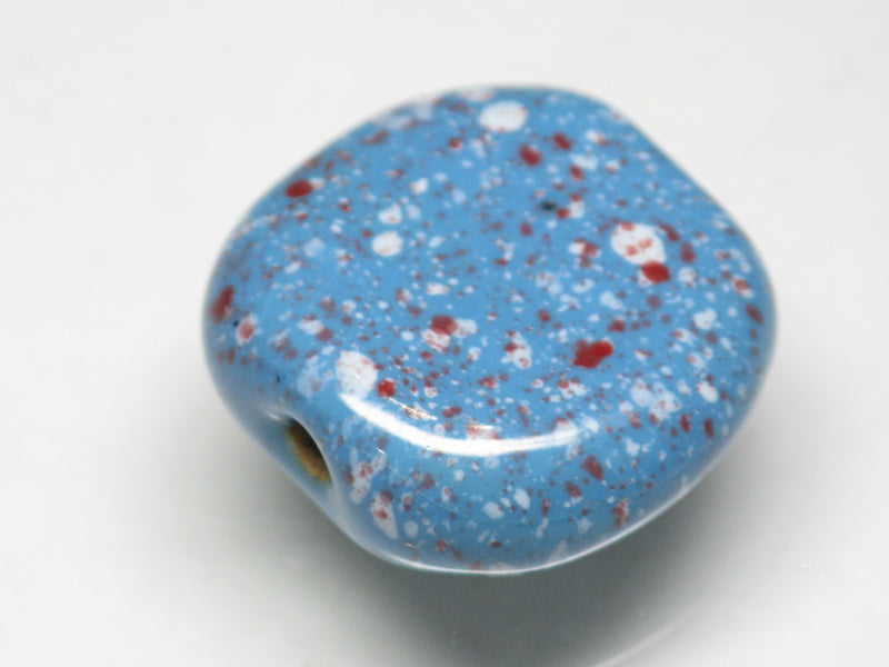 TOKO-BEADS KZ143-33 Kenyan ceramic bead 18mm KZ143-33 ケニアセラミックビーズ 18mmKazuri カズリビーズ Asian bead & African bead  Handmade,Lampeork,bead,asia,india,ethnic,parts,accessory,beads とんぼ玉,ビーズ,トンボ玉,アジア,インド,エスニック,手作り,パーツ,アクセサリー