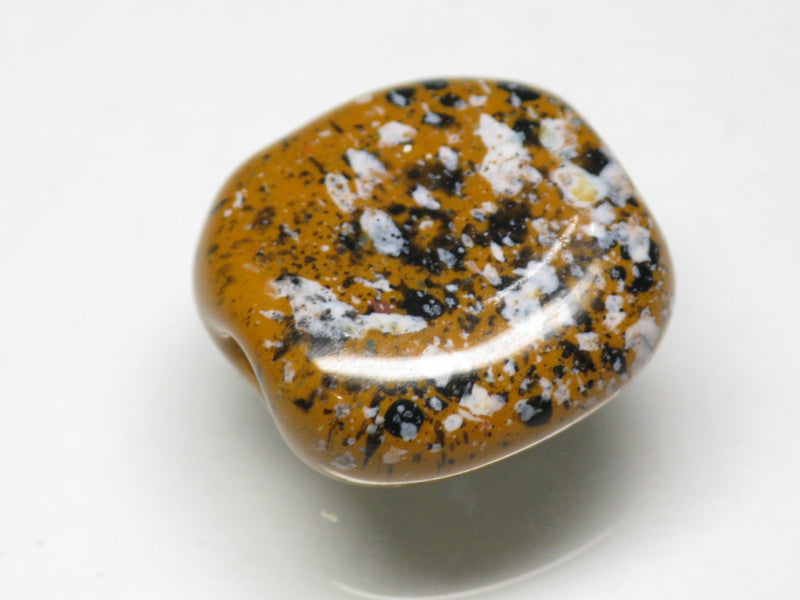 TOKO-BEADS KZ143-37 Kenyan ceramic bead 18mm KZ143-37 ケニアセラミックビーズ 18mmKazuri カズリビーズ Asian bead & African bead  Handmade,Lampeork,bead,asia,india,ethnic,parts,accessory,beads とんぼ玉,ビーズ,トンボ玉,アジア,インド,エスニック,手作り,パーツ,アクセサリー