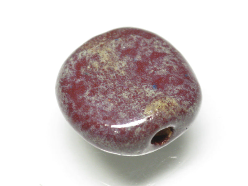 TOKO-BEADS KZ143-39 Kenyan ceramic bead 18mm KZ143-39 ケニアセラミックビーズ 18mmKazuri カズリビーズ Asian bead & African bead  Handmade,Lampeork,bead,asia,india,ethnic,parts,accessory,beads とんぼ玉,ビーズ,トンボ玉,アジア,インド,エスニック,手作り,パーツ,アクセサリー