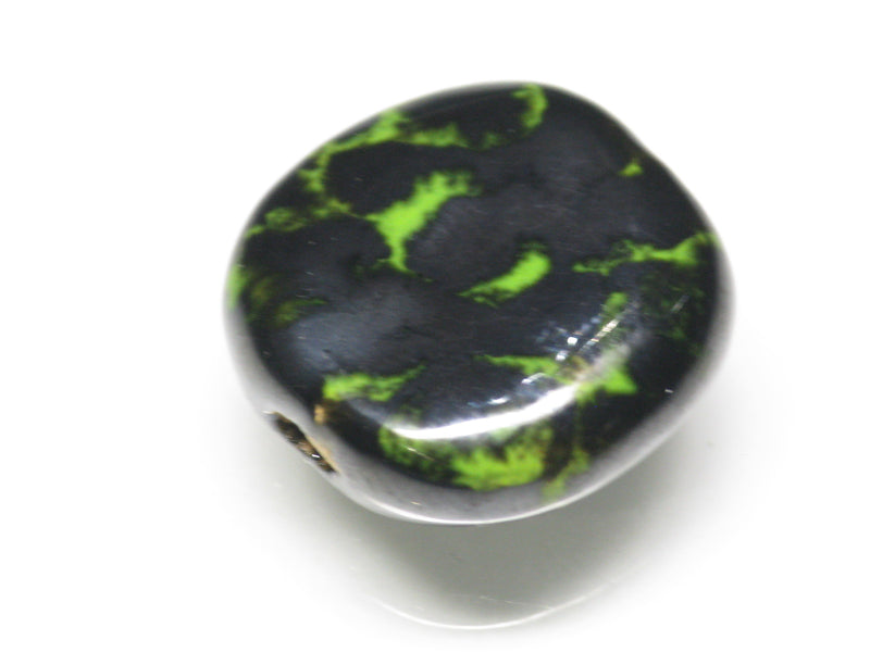 TOKO-BEADS KZ143-40 Kenyan ceramic bead 18mm KZ143-40 ケニアセラミックビーズ 18mmKazuri カズリビーズ Asian bead & African bead  Handmade,Lampeork,bead,asia,india,ethnic,parts,accessory,beads とんぼ玉,ビーズ,トンボ玉,アジア,インド,エスニック,手作り,パーツ,アクセサリー