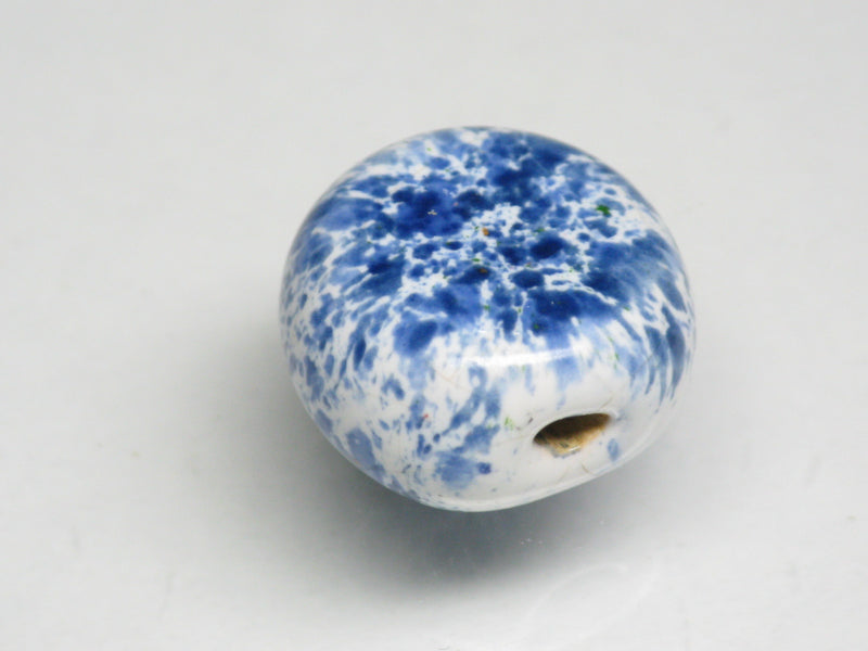 TOKO-BEADS KZ144-01 Kenyan ceramic bead 15mm KZ144-01 ケニアセラミックビーズ 15mmKazuri カズリビーズ Asian bead & African bead  Handmade,Lampeork,bead,asia,india,ethnic,parts,accessory,beads とんぼ玉,ビーズ,トンボ玉,アジア,インド,エスニック,手作り,パーツ,アクセサリー