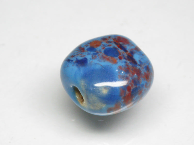 TOKO-BEADS KZ144-23 Kenyan ceramic bead 14mm KZ144-23 ケニアセラミックビーズ 14mmKazuri カズリビーズ Asian bead & African bead  Handmade,Lampeork,bead,asia,india,ethnic,parts,accessory,beads とんぼ玉,ビーズ,トンボ玉,アジア,インド,エスニック,手作り,パーツ,アクセサリー