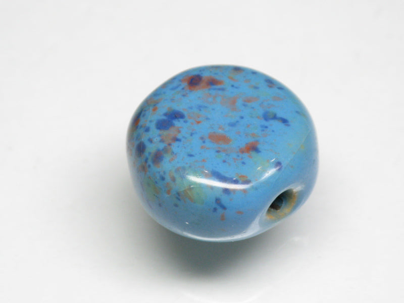 TOKO-BEADS KZ144-26 Kenyan ceramic bead 15.5mm KZ144-26 ケニアセラミックビーズ 15.5mmKazuri カズリビーズ Asian bead & African bead  Handmade,Lampeork,bead,asia,india,ethnic,parts,accessory,beads とんぼ玉,ビーズ,トンボ玉,アジア,インド,エスニック,手作り,パーツ,アクセサリー