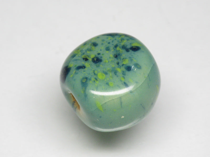 TOKO-BEADS KZ144-30 Kenyan ceramic bead 15.5mm KZ144-30 ケニアセラミックビーズ 15.5mmKazuri カズリビーズ Asian bead & African bead  Handmade,Lampeork,bead,asia,india,ethnic,parts,accessory,beads とんぼ玉,ビーズ,トンボ玉,アジア,インド,エスニック,手作り,パーツ,アクセサリー