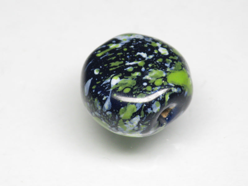 TOKO-BEADS KZ144-39 Kenyan ceramic bead 14mm KZ144-39 ケニアセラミックビーズ 14mmKazuri カズリビーズ Asian bead & African bead  Handmade,Lampeork,bead,asia,india,ethnic,parts,accessory,beads とんぼ玉,ビーズ,トンボ玉,アジア,インド,エスニック,手作り,パーツ,アクセサリー