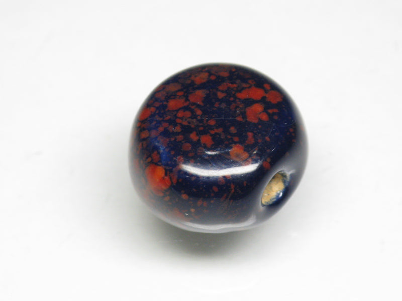 TOKO-BEADS KZ144-40 Kenyan ceramic bead 15mm KZ144-40 ケニアセラミックビーズ 15mmKazuri カズリビーズ Asian bead & African bead  Handmade,Lampeork,bead,asia,india,ethnic,parts,accessory,beads とんぼ玉,ビーズ,トンボ玉,アジア,インド,エスニック,手作り,パーツ,アクセサリー