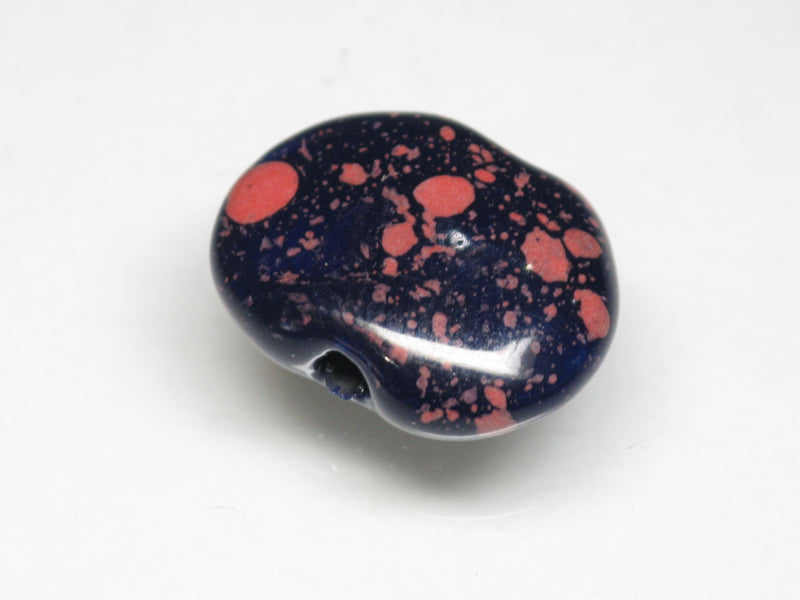 TOKO-BEADS KZ146-15 Kenyan ceramic bead 16.5mm KZ146-15 ケニアセラミックビーズ 16.5mmKazuri カズリビーズ Asian bead & African bead  Handmade,Lampeork,bead,asia,india,ethnic,parts,accessory,beads とんぼ玉,ビーズ,トンボ玉,アジア,インド,エスニック,手作り,パーツ,アクセサリー