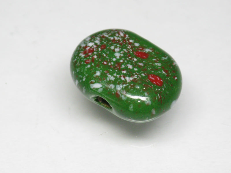 TOKO-BEADS KZ146-25 Kenyan ceramic bead 16~17mm KZ146-25 ケニアセラミックビーズ 16~17mmKazuri カズリビーズ Asian bead & African bead  Handmade,Lampeork,bead,asia,india,ethnic,parts,accessory,beads とんぼ玉,ビーズ,トンボ玉,アジア,インド,エスニック,手作り,パーツ,アクセサリー
