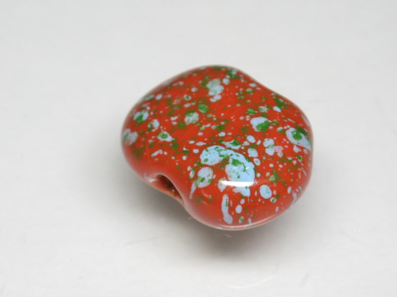 TOKO-BEADS KZ146-32 Kenyan ceramic bead 17mm KZ146-32 ケニアセラミックビーズ 17mmKazuri カズリビーズ Asian bead & African bead  Handmade,Lampeork,bead,asia,india,ethnic,parts,accessory,beads とんぼ玉,ビーズ,トンボ玉,アジア,インド,エスニック,手作り,パーツ,アクセサリー